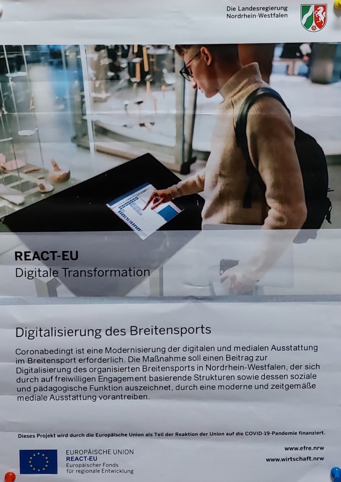  | Plakat zum EU REACT-Projekt
